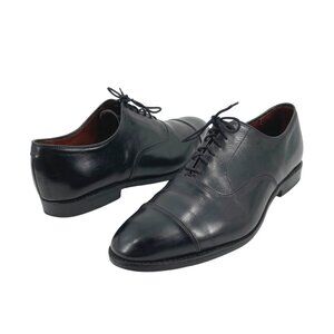 Allen Edmonds Mens 12 Park Avenue Lace-Up Oxford Dress Shoes Black Leather